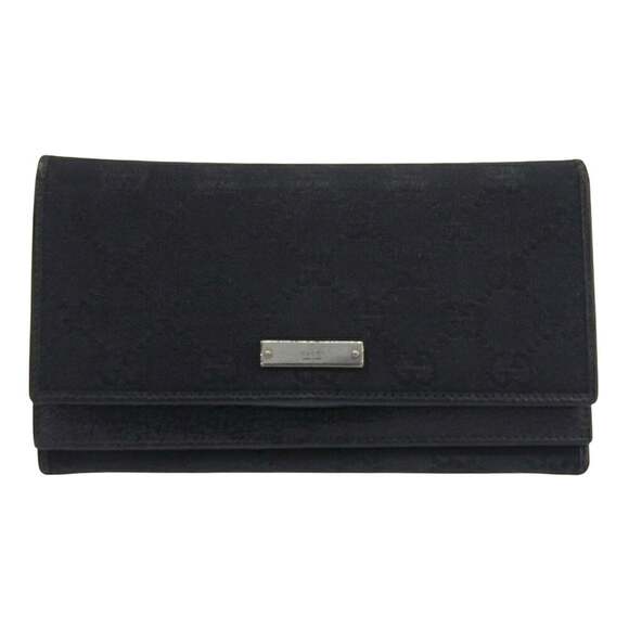 Gucci GG Canvas Double Wallet 131888 2149 Black